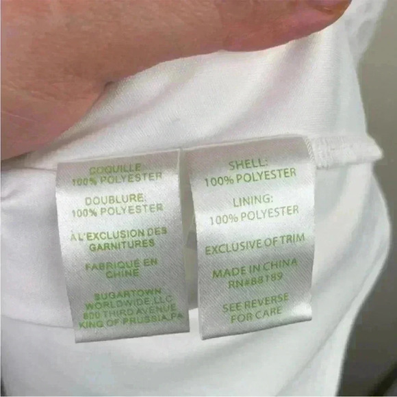 Lilly Pulitzer White Lace Eyelet Callisto Terry One Shoulder Dress - Picture 9 of 10